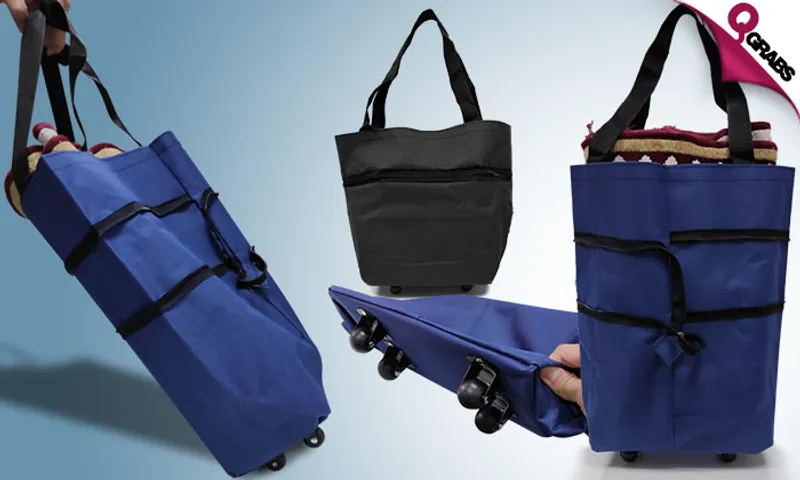 Expandable Shopping Bag Trolley!